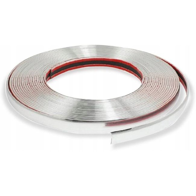 Rola Ornament autoadeziv, 15mm x 15m, culoare Crom SILVER [8]