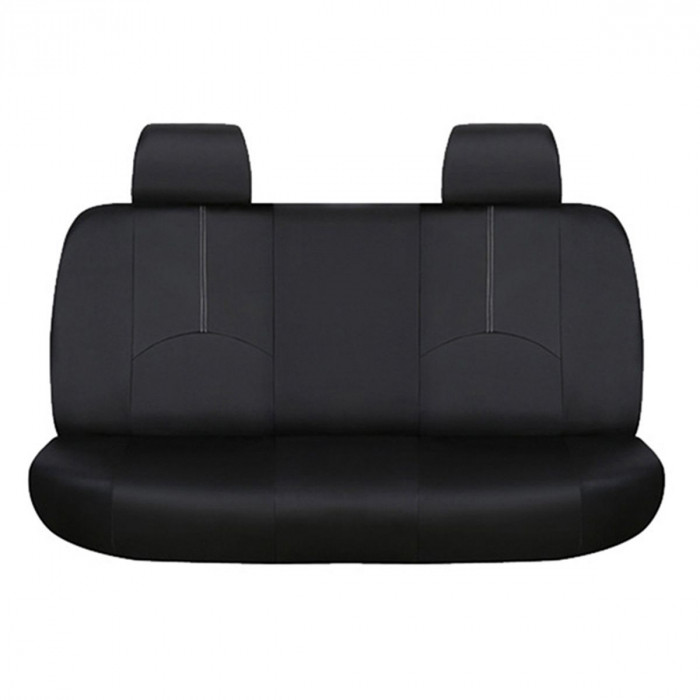 Set huse scaun auto UNIVERSALE din piele ecologica NEGRU AG338E - 11 piese [3]