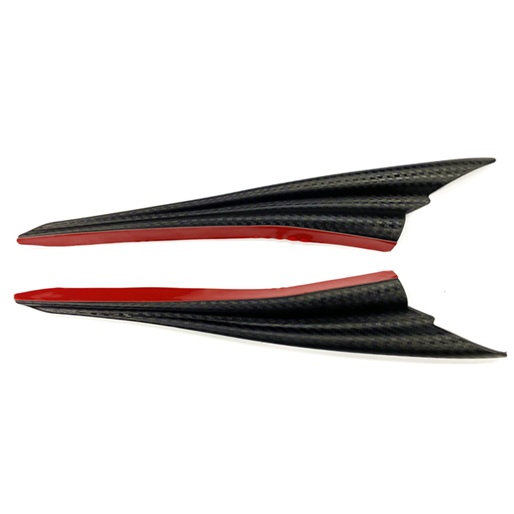 Set 2 aripioare ornamentale bara tuning, model SHARK, finisaj Carbon [2]