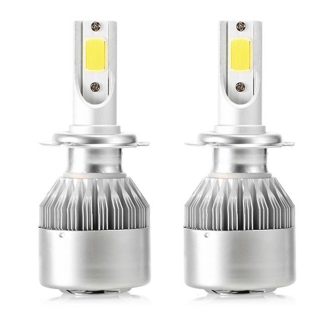 Set 2 becuri LED Auto, model C6, soclu H7, 6000K, 36W, 3500Lm​, plug & play [1]