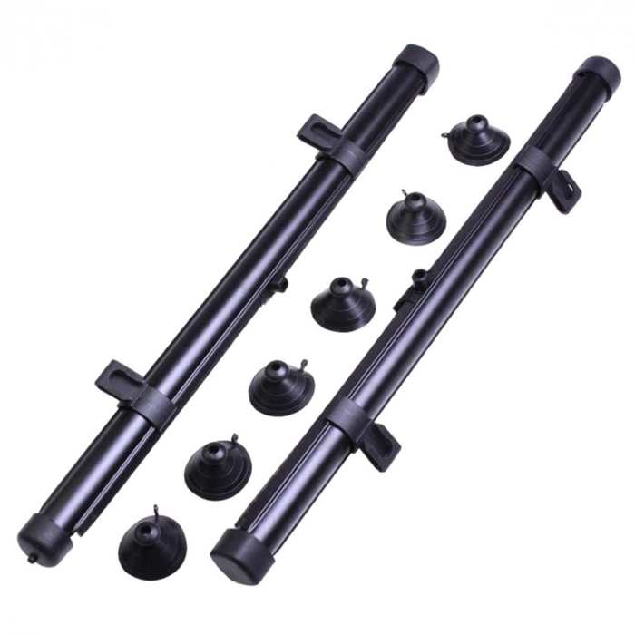 Set 2 buc. jaluzele auto retractabile, latime 40cm, culoare Neagra [4]