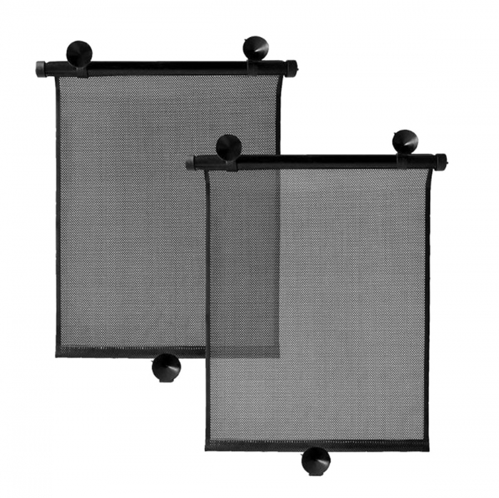 Set 2 buc. jaluzele auto retractabile, latime 40cm, culoare Neagra [5]
