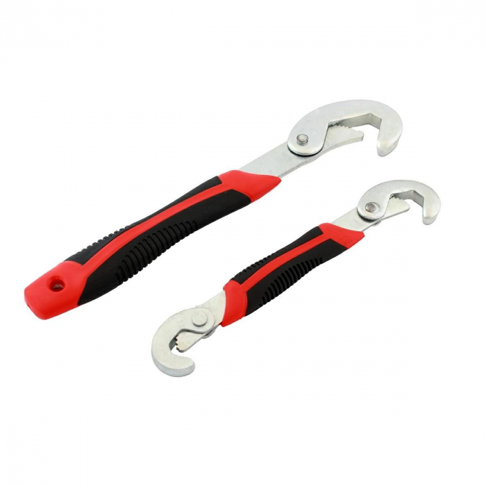 Set 2 chei universale multifunctionale de tip "carlig", din metal rezistent, 9-32mm, AVX-AG476A [1]