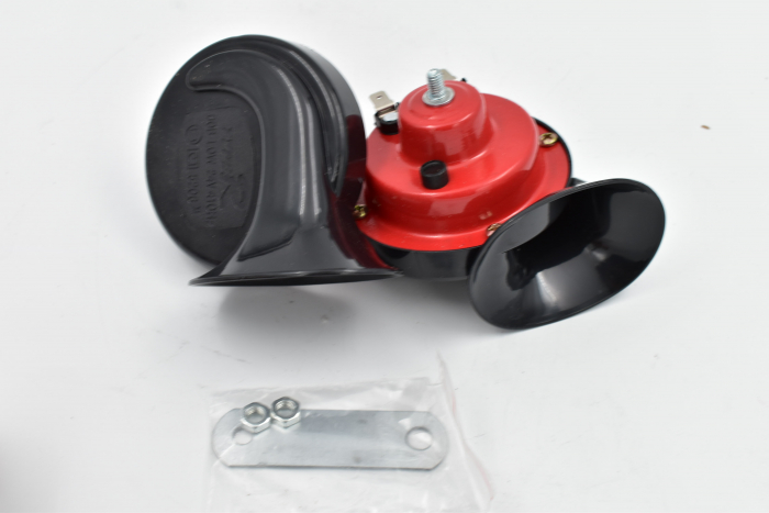 Set 2 claxoane auto fara releu 24V 002B 24V SNAIL HORN [5]