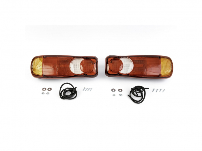 Set 2 lampi STOP Stanga +Dreapta 12-24V 350X129mm , 6 functii FLEX [6]