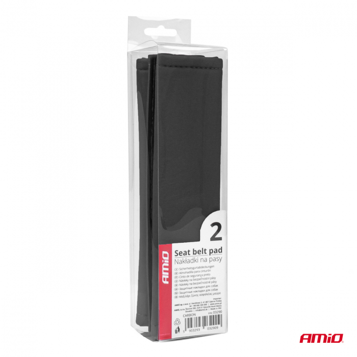 Set 2 perne de protectie pentru centura, culoare antracit [2]