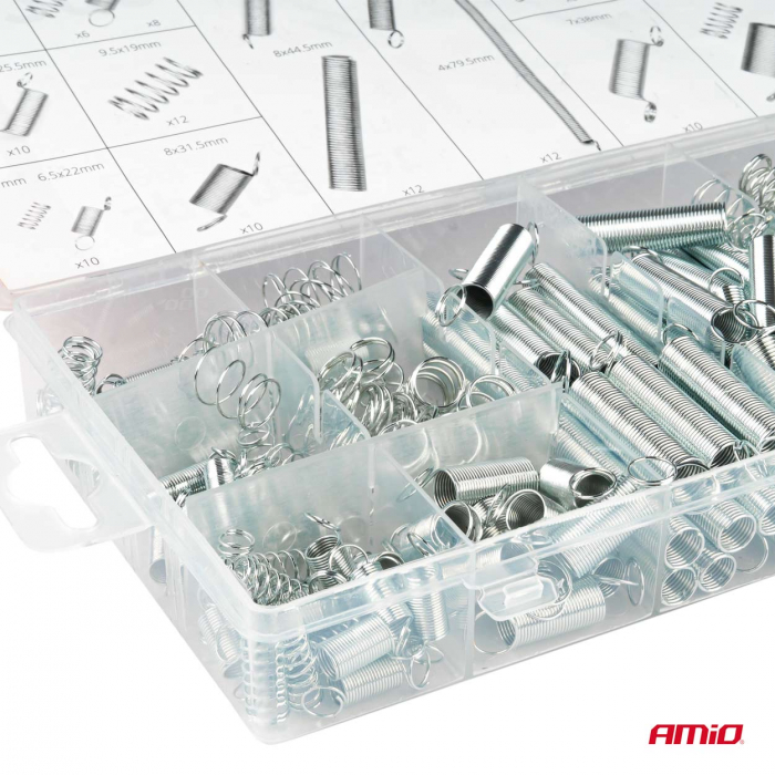 Set 200 arcuri de compresie si extensie de diferite dimensiuni pentru reparatii [4]
