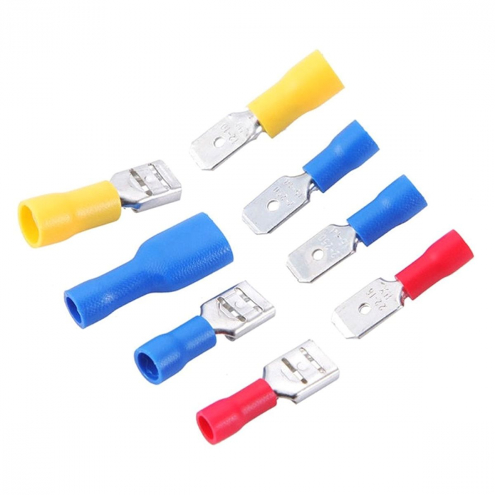 Set 280 de conectori de sertizare izolati, 15 tipuri, in carcasa de plastic [3]