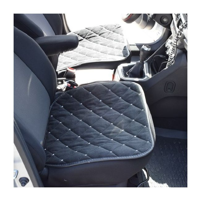 Set 3 huse pentru sezut scaune auto, culoare neagra [3]