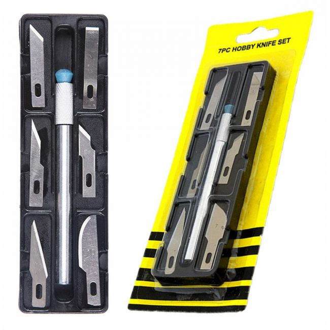 Set 6 buc. cutter + diverse lame de schimb pentru folie autocolant, AVX-AG607A [4]