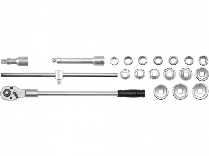 Set chei tubulare hezagonale 3/4'', 21 piese [1]