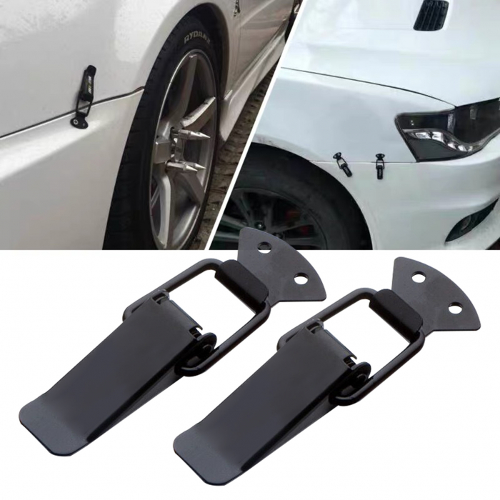 Set clipsuri pentru capota, 89 mm negre [2]