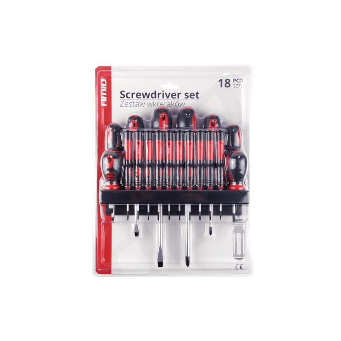 Set de surubelnite cu suport de perete 18 buc [2]