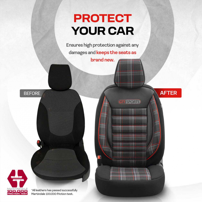 Set huse scaun auto PREMIUM, Universale, fractionate, OTOM GTI SPORT 801 [4]