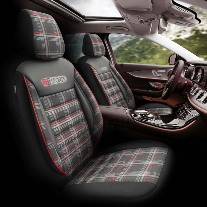 Set huse scaun auto PREMIUM, Universale, fractionate, OTOM GTI SPORT 801 [8]