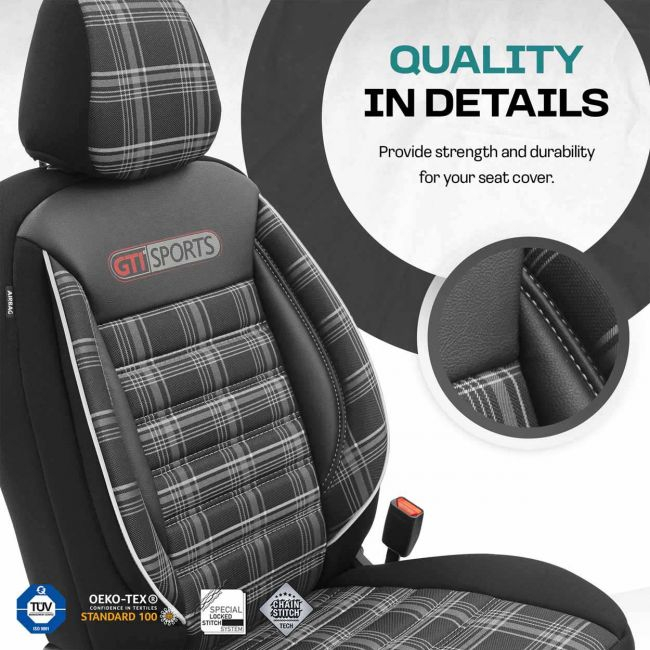 Set huse scaun auto PREMIUM, Universale, fractionate, OTOM GTI SPORT 807 [3]