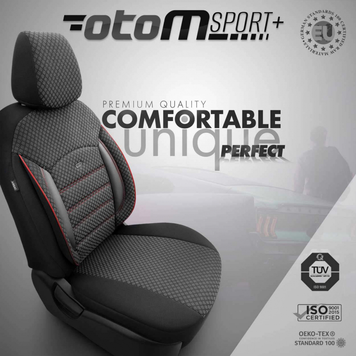 Set huse scaun auto PREMIUM, Universale, fractionate, OTOM SPORT PLUS 102 [2]