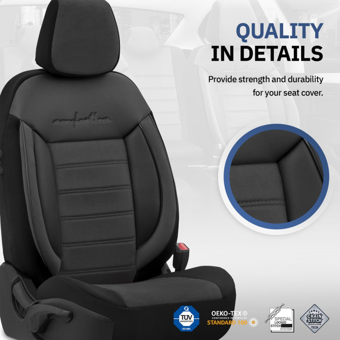 Set huse scaun auto PREMIUM, Universale, nefractionate, OTOM COMFORTLINE 209 [3]