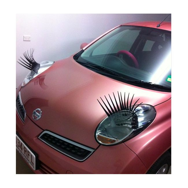 Set ornamente auto negre tip gene pentru far [3]