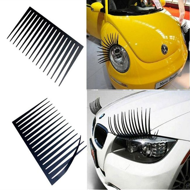 Set ornamente auto negre tip gene pentru far [5]