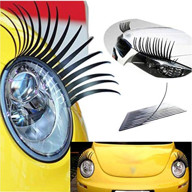 Set ornamente auto negre tip gene pentru far [6]