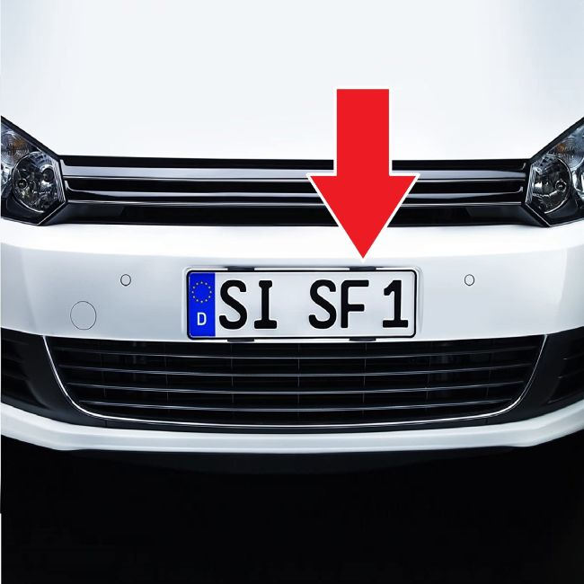Set suporti placute inmatriculare INVIZIBILI (4 piese/set) [4]
