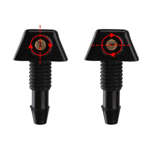 Set Universal cu 2 diuze spalare parbriz + furtunuri si accesorii de montaj [6]