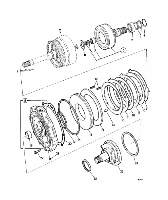 Simering pompa de ulei JCB 04-500219, 04500219 [2]