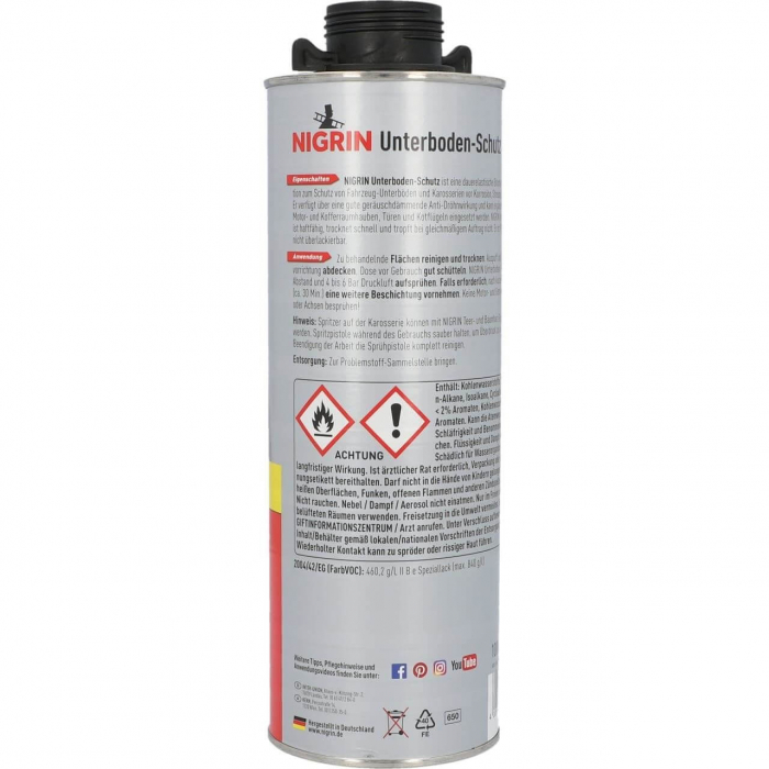 Solutie bituminoasa pentru antifonare 1000 ml NIGRIN [2]