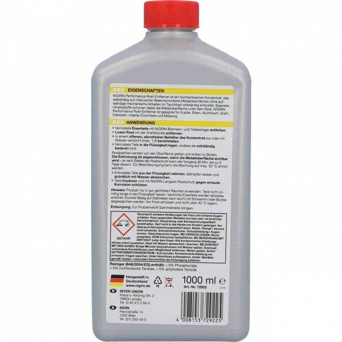 Solutie concentrata antirugina Nigrin 1000ml [2]