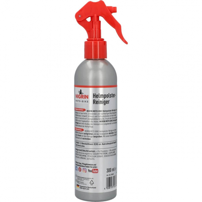 Solutie curatare viziera casca motocicleta NIGRIN 300 ml [2]