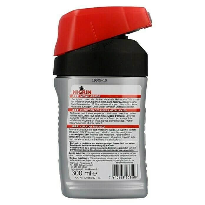 Solutie intretinere componente metalice auto Nigrin 300ml [3]