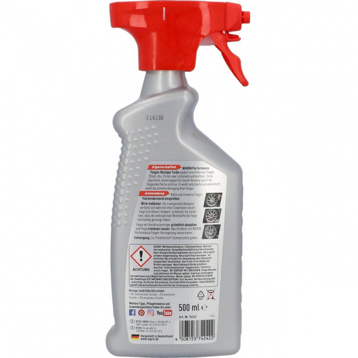 Solutie profesionala curatare jante 500 ml [2]