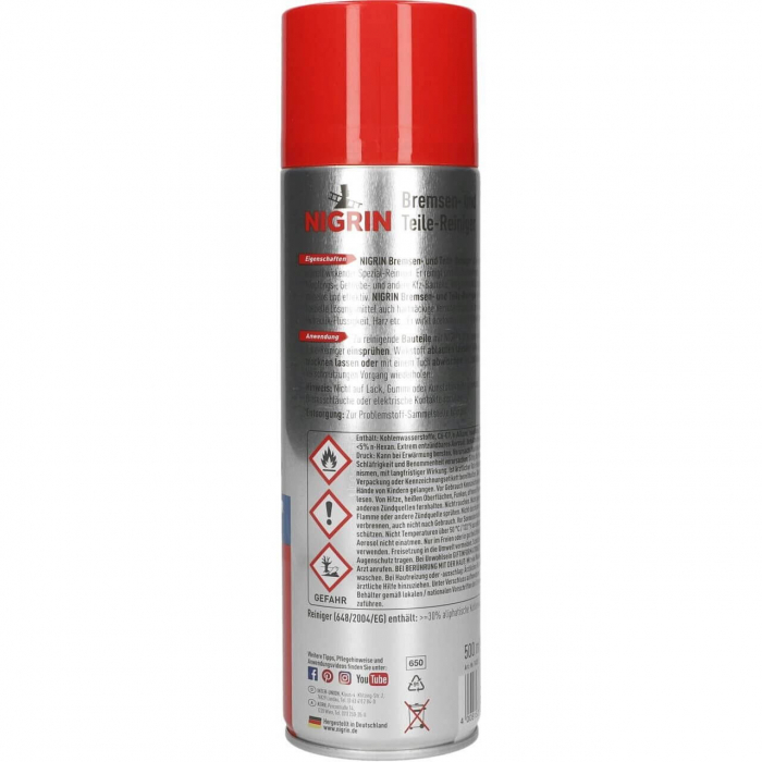 Spray curatat discuri frana Nigrin, 500 ml [8]