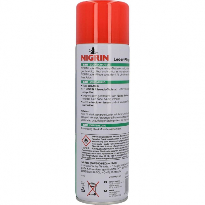 Spray intretinere si curatare tapiterii din piele 400ml [2]