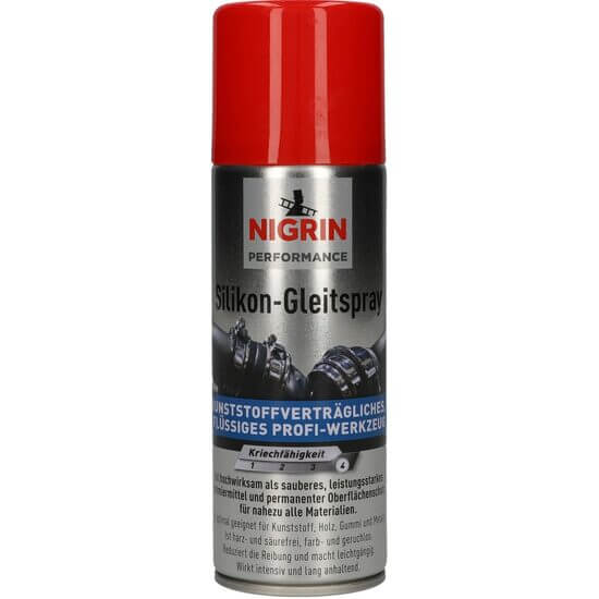 Spray lubrifiant cu silicon Hybrid, Nigrin Performance, pentru plastic, cauciuc, metal si lemn, 200 ml [1]
