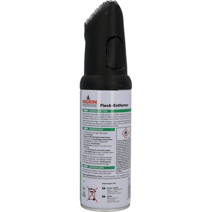 Spray spuma pentru indepartat petele de pe tapiterie cu perie 300 ml [2]