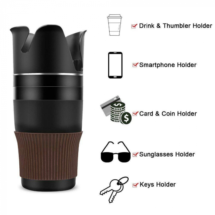 Suport pahar Multifunctional 5-in-1, Smart Cup [6]