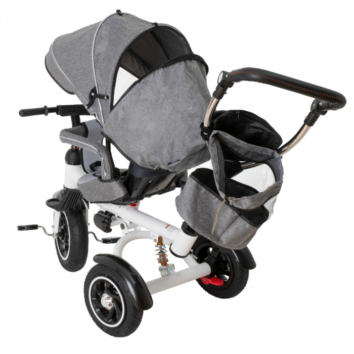 Tricicleta si Carucior pentru copii Premium TRIKE FIX V3 culoare Gri [6]