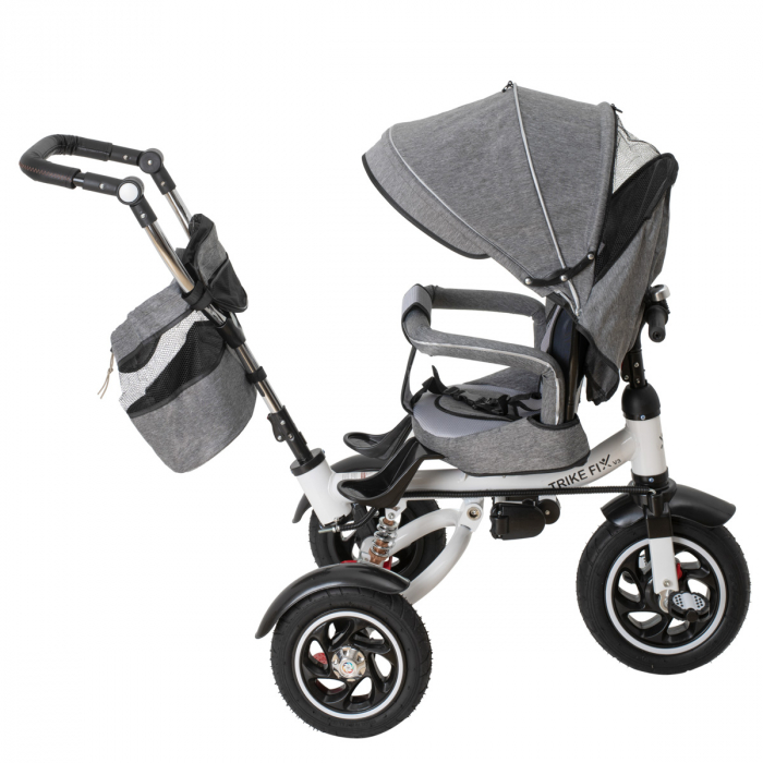 Tricicleta si Carucior pentru copii Premium TRIKE FIX V3 culoare Gri [9]