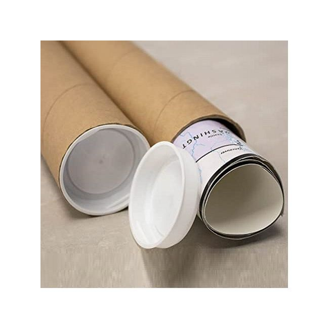Tub din carton pentru protectie la transport folii si printuri, lungime 130 cm, diametru Ø76mm, grosime perete 4mm [4]