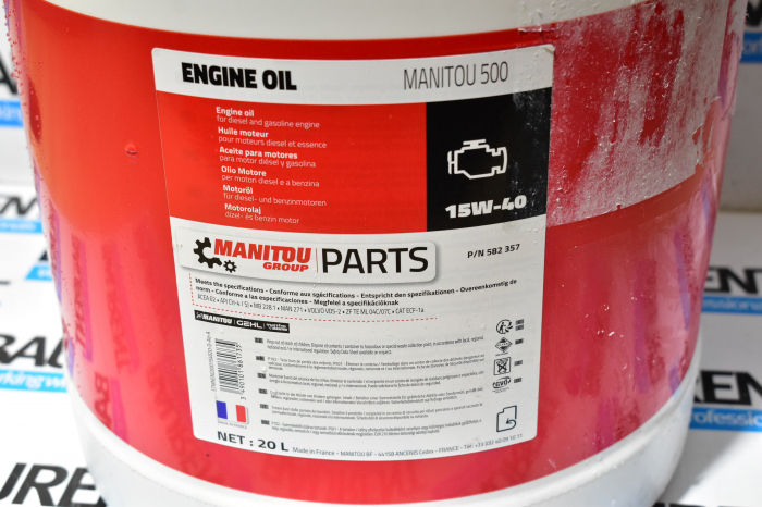 Ulei de motor 15W40 Manitou 500 - 20 litri [3]