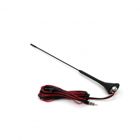 Car Audio si Multimedia - Antena radio auto universala 40cm cu amplificator ANT08