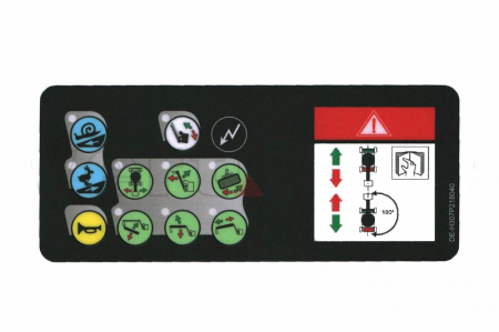 Produse - Autocolant telecomanda nacela Haulotte 307P218040