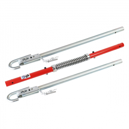 Accesorii Autoturisme - Bara de tractare pliabila rigida, 3 Tone, lungime 205cm cu amortizor, TUV CE