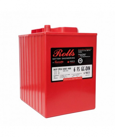 Piese JLG - Baterie de tractiune 6V 250Ah Rolls 6FS-GC-DIN echivalenta Trojan TE35