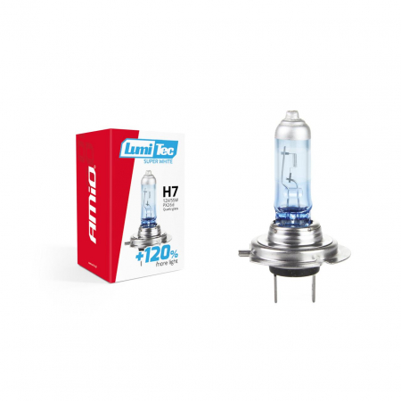 Iluminat Auto - Bec halogen H7 12V 55W LumiTec SuperWhite + 120%