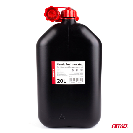 Canistră plastic combustibil 20L AMiO – Recipient transport carburant pentru benzină, motorină și uleiuri [4]