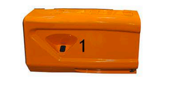 Piese utilaje - Capota laterala stanga spate nacela JLG 1100 S / 1100 SJP