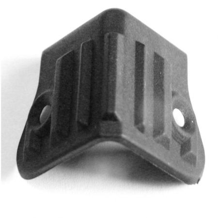 Accesorii Incinte si Boxe - Coltar boxa din material plastic, dimensiuni 33 x 33 mm, culoare neagra